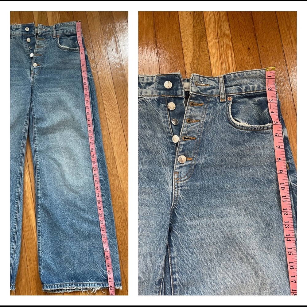 Zara wide leg jeans Size 8